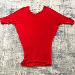 Red lightweight tunic